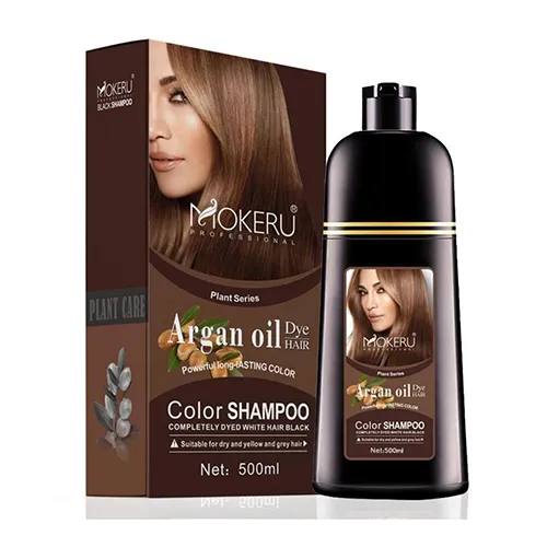Argan Oil Hair Color Shampoo จาก Mokeru
